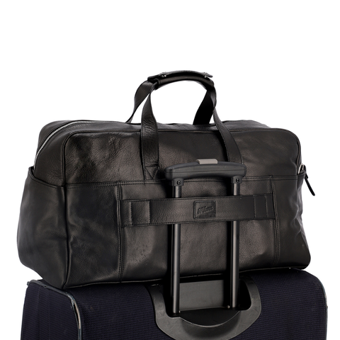 New Classic Weekender Bag - Black Leather