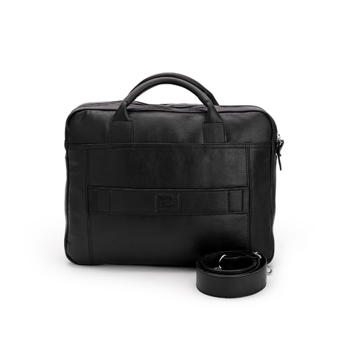 New Classic Briefcase - Black Leather