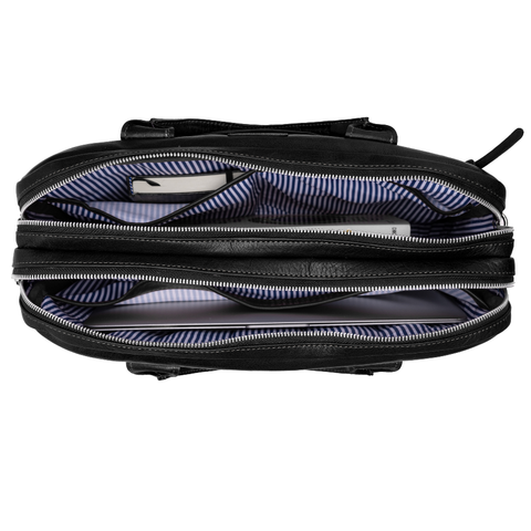 New Classic Briefcase - Black Leather