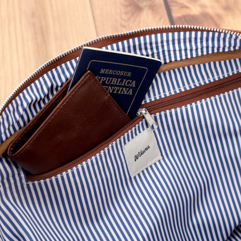 New Classic Weekender Bag - Cognac Leather