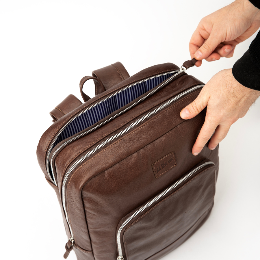 New Classic Backpack - Chocolate Leather