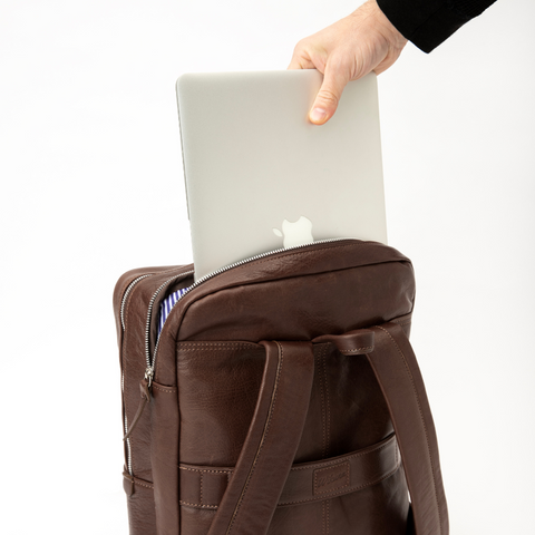 New Classic Backpack - Chocolate Leather