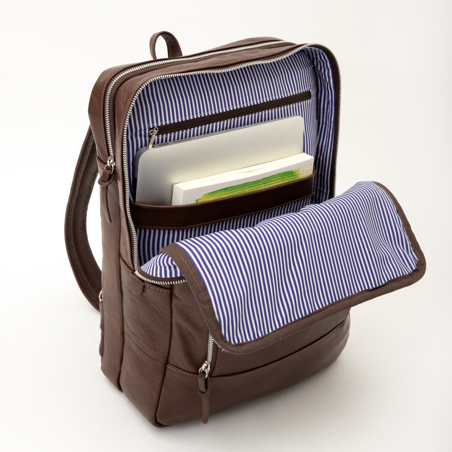 New Classic Backpack - Chocolate Leather