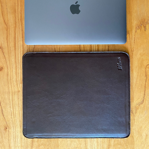 Laptop Sleeve / Folio 13-14'' & iPad Pro 12.9'' - Chocolate Leather