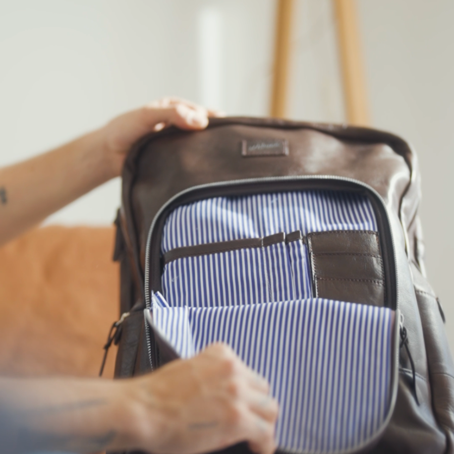 New Classic Backpack - Chocolate Leather