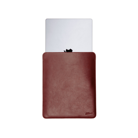 Laptop Sleeve / Folio 13-14'' & iPad Pro 12.9''  - Cognac Leather