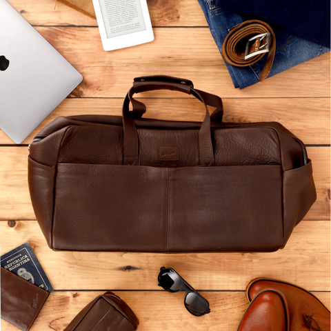 New Classic Weekender Bag - Chocolate Leather