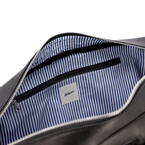 New Classic Weekender Bag - Black Leather