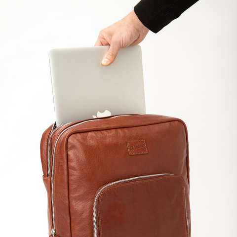 New Classic Backpack - Cognac Leather