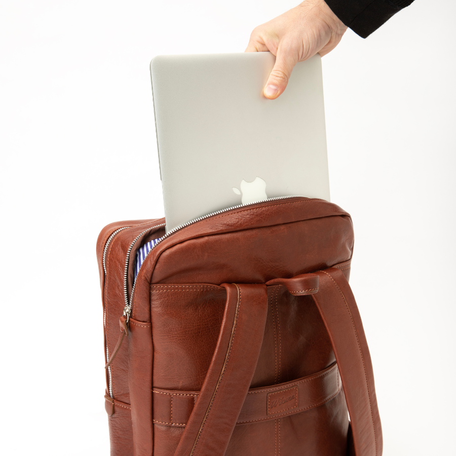 New Classic Backpack - Cognac Leather