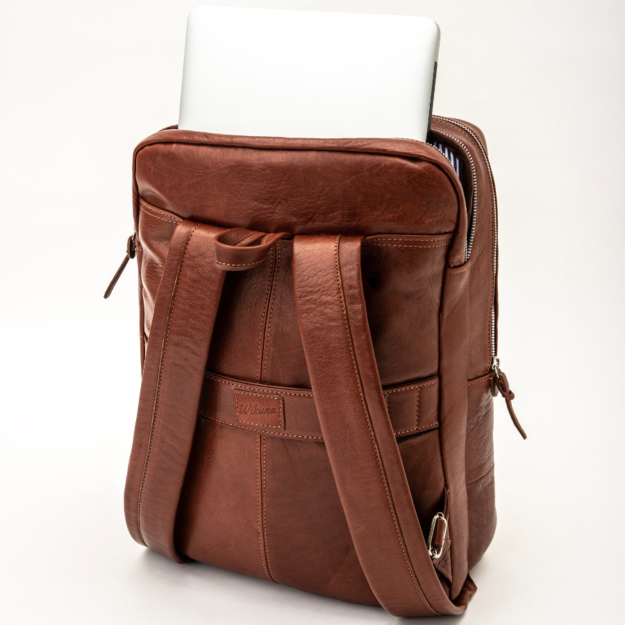 New Classic Backpack - Cognac Leather