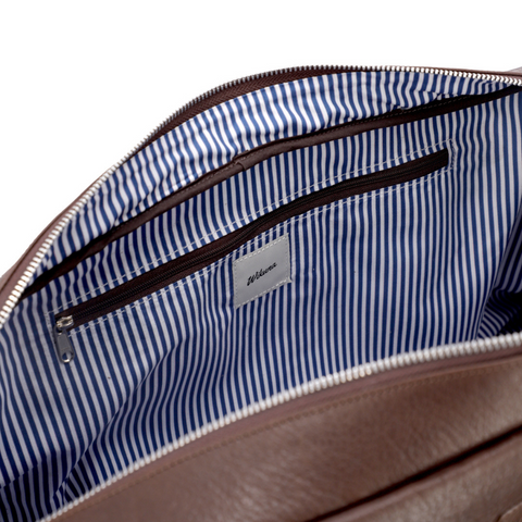 New Classic Weekender Bag - Chocolate Leather