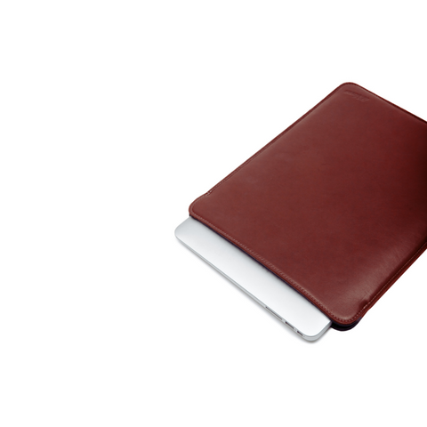 Laptop Sleeve / Folio 13-14'' & iPad Pro 12.9''  - Cognac Leather