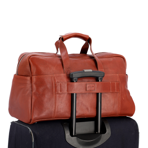 New Classic Weekender Bag - Cognac Leather