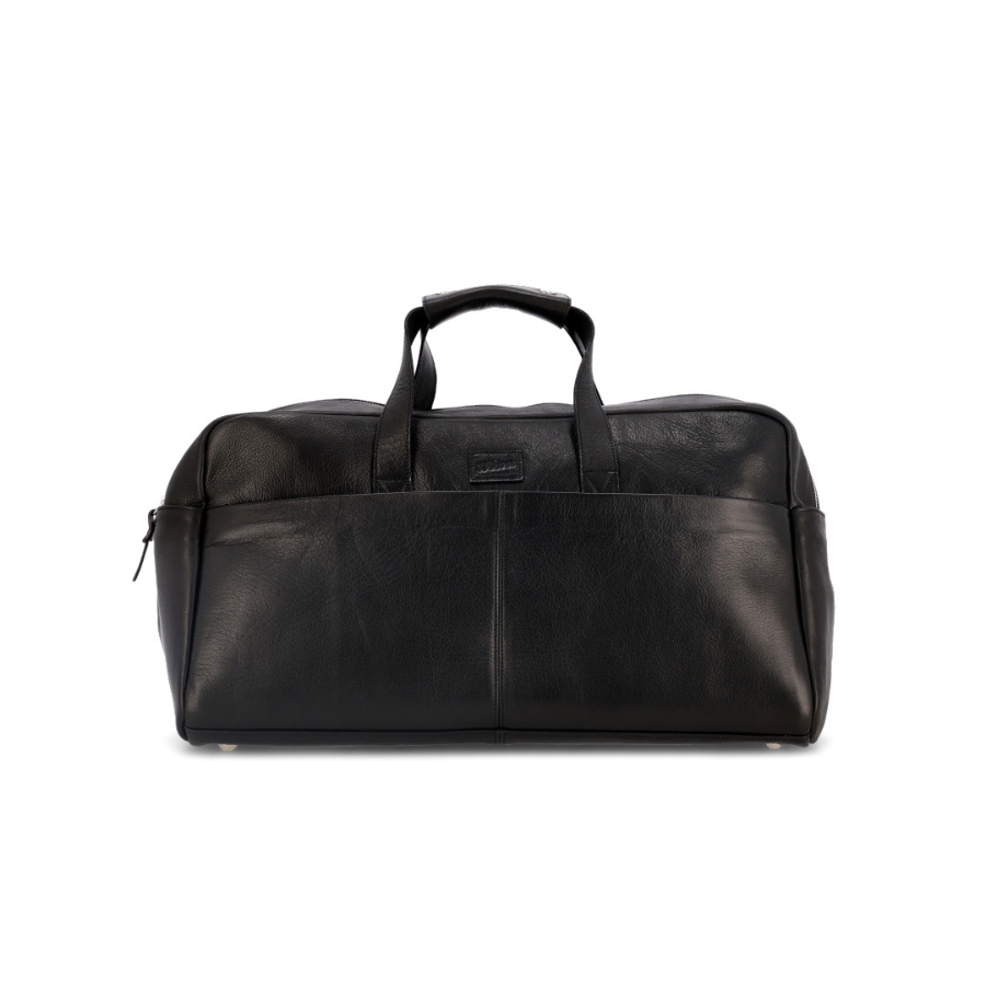 New Classic Weekender Bag - Black Leather