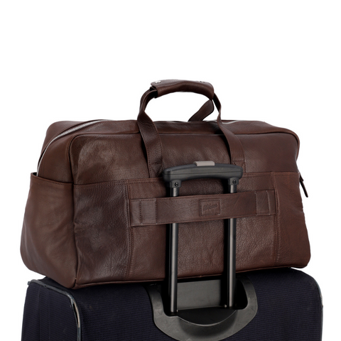New Classic Weekender Bag - Chocolate Leather