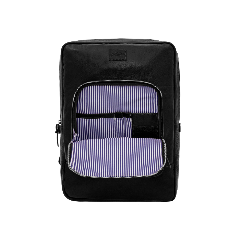 New Classic Backpack - Black Leather