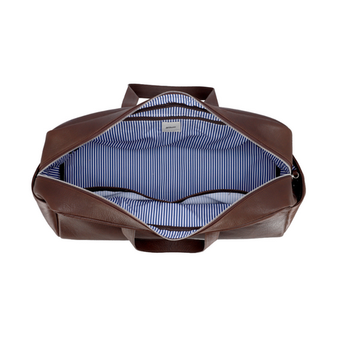 New Classic Weekender Bag - Chocolate Leather