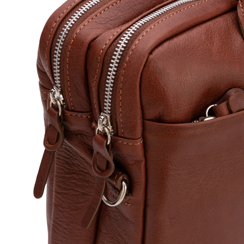 New Classic Briefcase - Cognac Leather