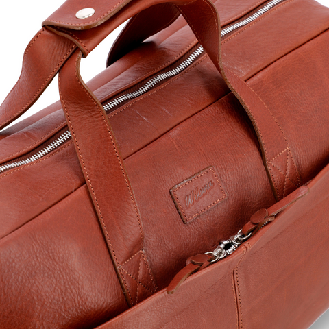New Classic Weekender Bag - Cognac Leather