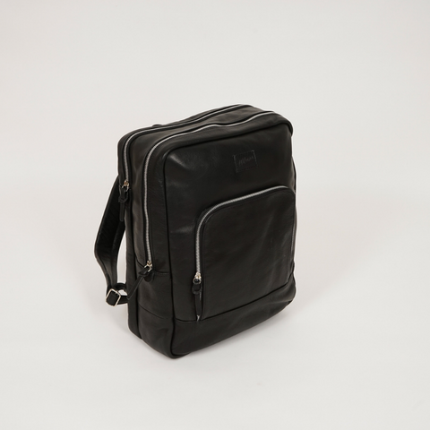 New Classic Backpack - Black Leather