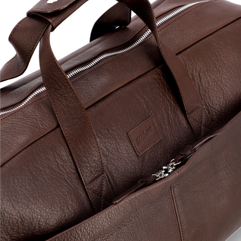 New Classic Weekender Bag - Chocolate Leather