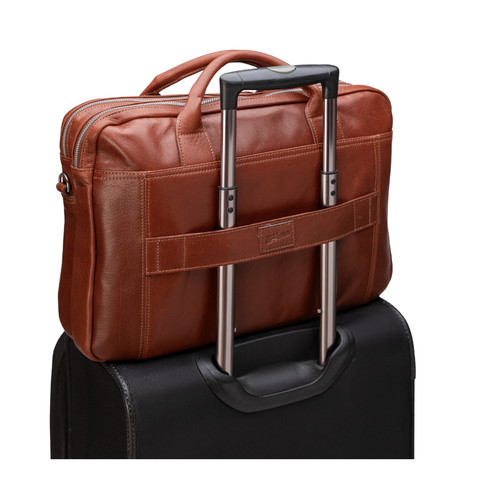 New Classic Briefcase - Cognac Leather
