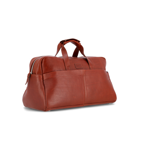 New Classic Weekender Bag - Cognac Leather