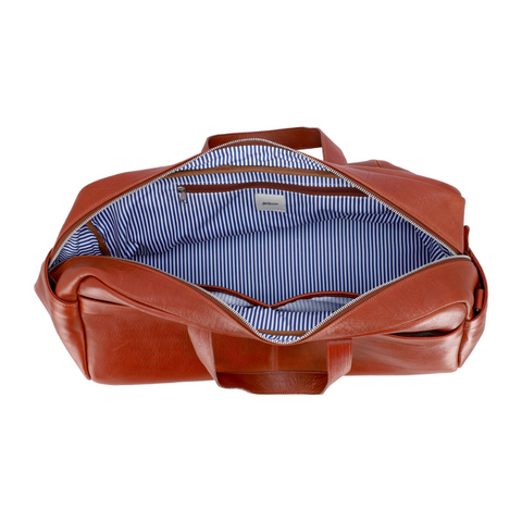 New Classic Weekender Bag - Cognac Leather