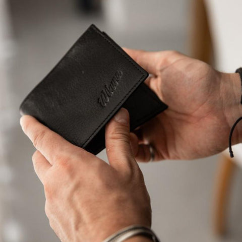 Euro Classic Wallet - Black Leather