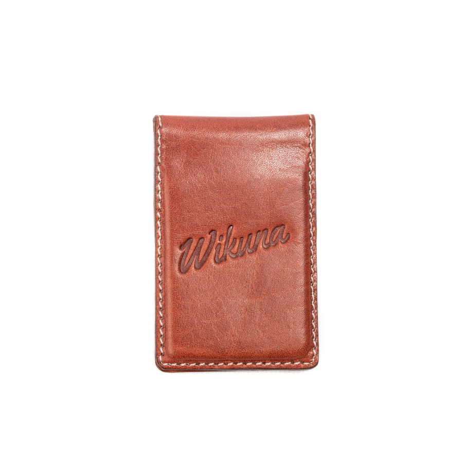 Money CLIP Wallet - Cognac Leather