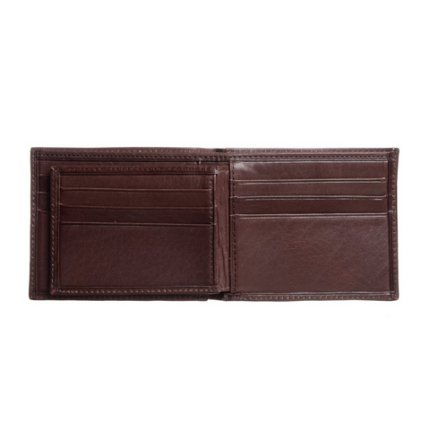 Euro Classic Wallet - Chocolate Leather