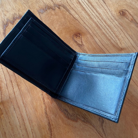 Euro Classic Wallet - Black Leather