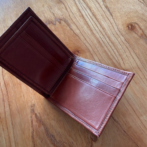 Euro Classic Wallet - Cognac Leather